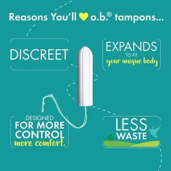 Original Non-Applicator Tampons, 40 Count