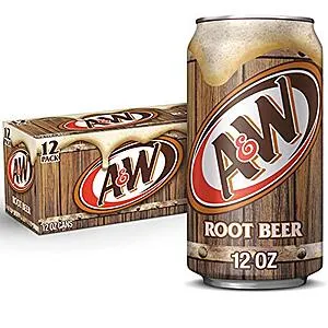 [S&S]: 12-Oz A&W Root Beer Soda