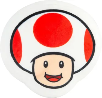 Club Mocchi-Mocchi Super Mario Mushroom Plushie, 6 Inch