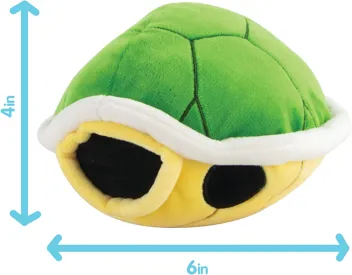 Club Mocchi-Mocchi Super Mario Mushroom Plushie, 6 Inch