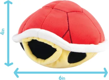 Club Mocchi-Mocchi Super Mario Mushroom Plushie, 6 Inch