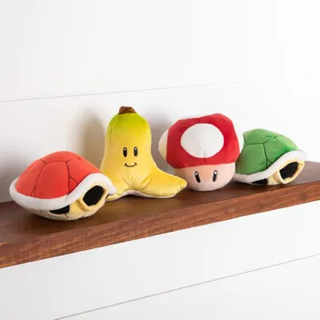 Club Mocchi-Mocchi Super Mario Mushroom Plushie, 6 Inch