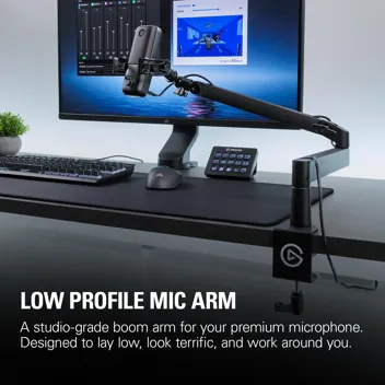 Wave Mic Arm Low Profile