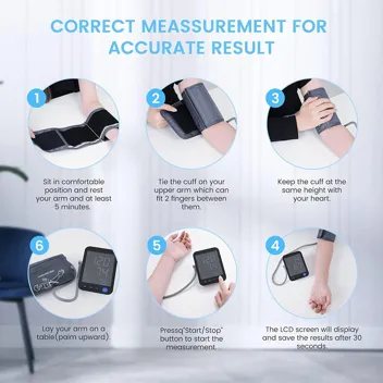 SPKXC Blood Pressure Machine w/ Adjustable BP Cuff Arm Kits