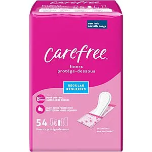 54-Count Carefree Panty Liners