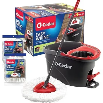 EasyWring Microfiber Spin Mop & Bucket