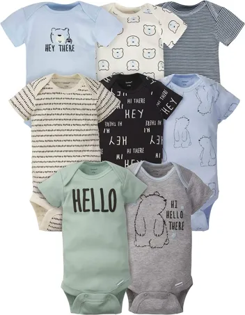 Baby 's Short Sleeve Onesies Bodysuits