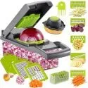 Cambom 13-in-1 8-Blade Vegetable Chopper