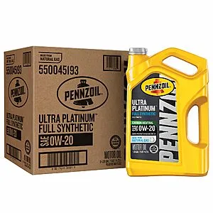 Amazon S&S: Ultra Platinum Full Synthetic 0W-20 Motor Oil (5-Quart