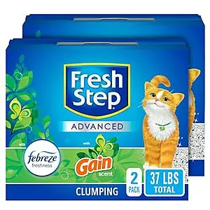 [S&S]: 18.5lbs Fresh Step Advanced Cat Litter w/ Gain Scent