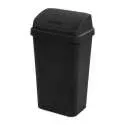 13-Gallon Swing Top Plastic Kitchen Trash Can