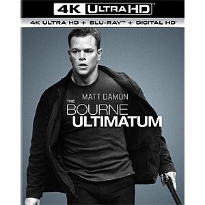 The Bourne Ultimatum (4K UHD + Blu-ray + Digital)