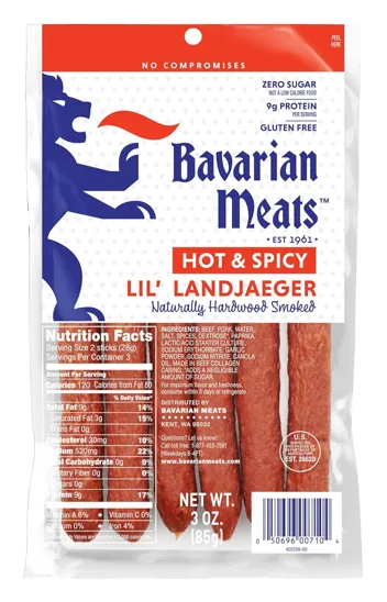 [S&S]: 10-Oz Bavarian Meats Lil' Landjaeger German Style Smoked Sausage Snack Sticks