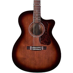 OM-240CE Orchestra Acoustic-Electric Guitar (Charcoal Burst)