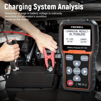 Foxwell BT705 12V/24V Car Battery Tester with Crank