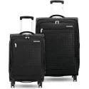 Aspire DLX Softside Spinner Expandable Luggage Set (Carry-on & Medium)