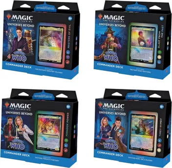 The Gathering Doctor Who Commander Deck Bundle – Includes All 4 Decks