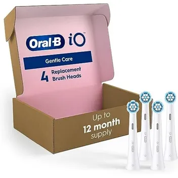 iO Series Gentle Care Replacment Brush Head (4-Count)