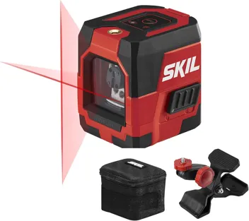 SKIL 65ft. Green Self-leveling Cross Line Laser Level with Horizontal and Vertical Lines - LL9324G-01