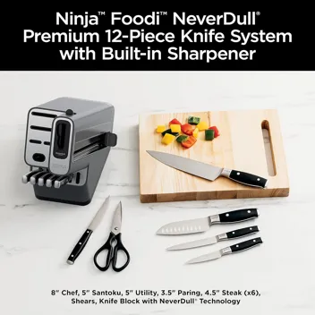 14-Piece Ninja Foodi NeverDull Premium Knife System w/ Built-in Sharpener (K32014)