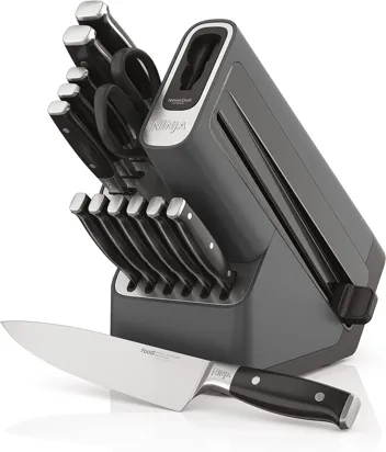 14-Piece Ninja Foodi NeverDull Premium Knife System w/ Built-in Sharpener (K32014)