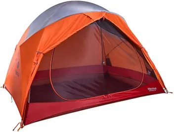 6-Person Midpines Camping Tent (Red Sun/Picante)