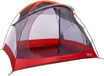 6-Person Midpines Camping Tent (Red Sun/Picante)