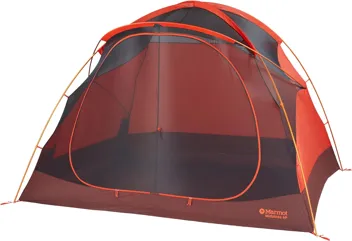 6-Person Midpines Camping Tent (Red Sun/Picante)