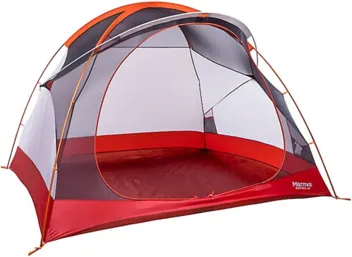 6-Person Midpines Camping Tent (Red Sun/Picante)