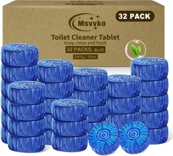 Deodorizing & Descaling Blue Toilet Bowl Cleaner