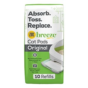 10 ct. Purina Tidy Cats Breeze Litter System Cat Pad Refills