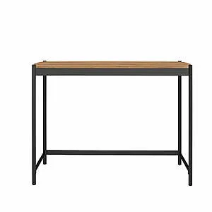 41.97" Novogratz Tallulah Desk (Walnut w/ Gunmetal Gray Metal)