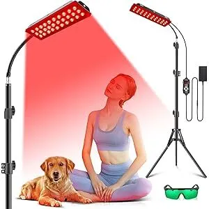 Rikimxin 660nm-850nm Red Light Therapy Lamp