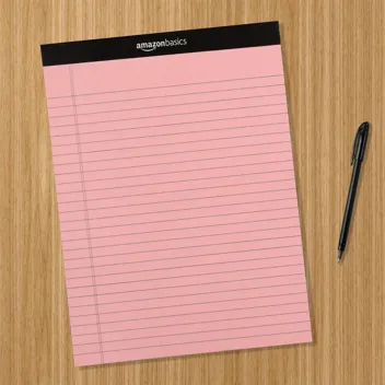 Narrow Ruled Lined Writing Note Pad