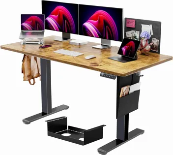 ErGear 48" x 24" Adjustable Height Electric Standing Desk w/ Storage Bag