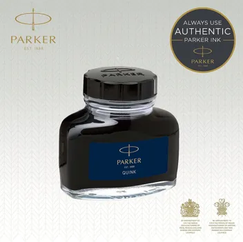 Parker Fountain Pen ink black 57mm Quink