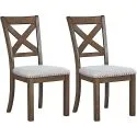 Signature Design by Ashley Moriville 19" Upholstered Dining Room Chair (2-Count)