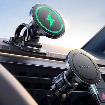 Lisen MagSafe 15W Wireless Car Charger Mount (for iPhone 12 & up)