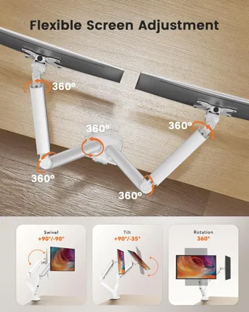 Dual Monitor Stand up to 32 inches Screen Amazon