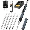 Kaiweets Adjustable Temp OLED Display Smart Soldering Iron Kit