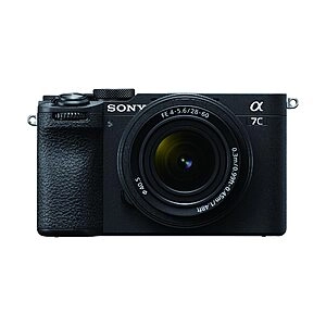 Pre-Order: Alpha 7C II Full-Frame Interchangeable Lens Camera w/ 28-60mm Lens Kit (Black)