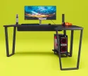 NTense 66" Maxed Gaming Metal Frame L Desk with Computer Stand