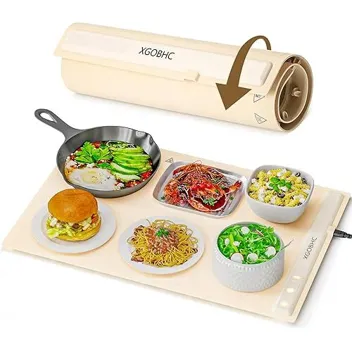 Xgobhc Rollup 3-Temp Silicone Electric Food Warming M
