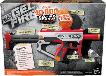 Pro Gelfire Mythic Full Auto Blaster with 10,000 Rounds, More