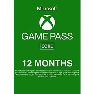 Xbox Game Pass Core (12 month)- (US)