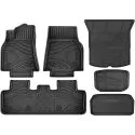 6-Pc AUTOSAVER88 Floor Mats for Tesla Model Y 2020-2024 (5-Seat)