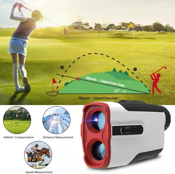 Segmart 900-Yard 7x Magnification Golf Rangefinder with Slope Function