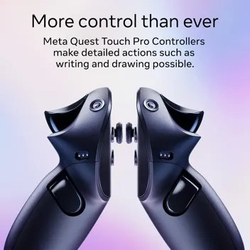 Meta Quest Pro VR Headset with Touch Pro Controllers & Stylus Tips