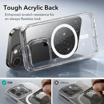 for iPhone 15 Pro Case, Compatible with MagSafe