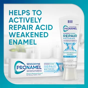 3.4oz each S&S Sensodyne Pronamel Intensive Enamel Repair